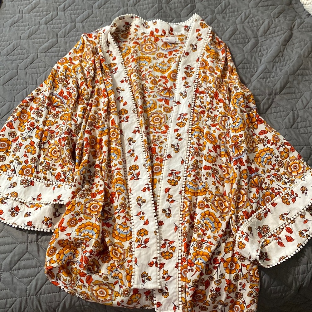 Women’s floral kimono, large, Westport brand